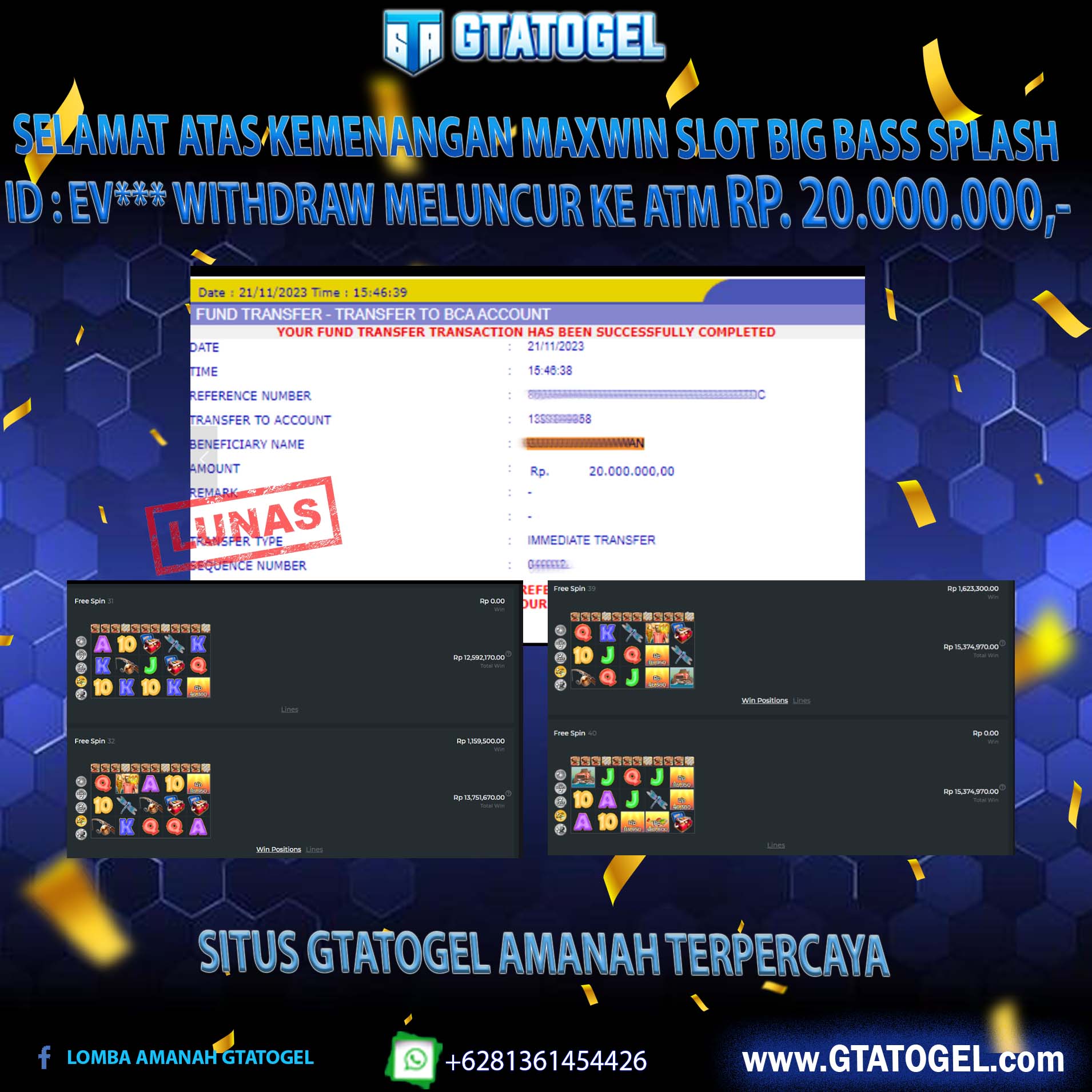 GTA SLOT 20 JT 21 NOV