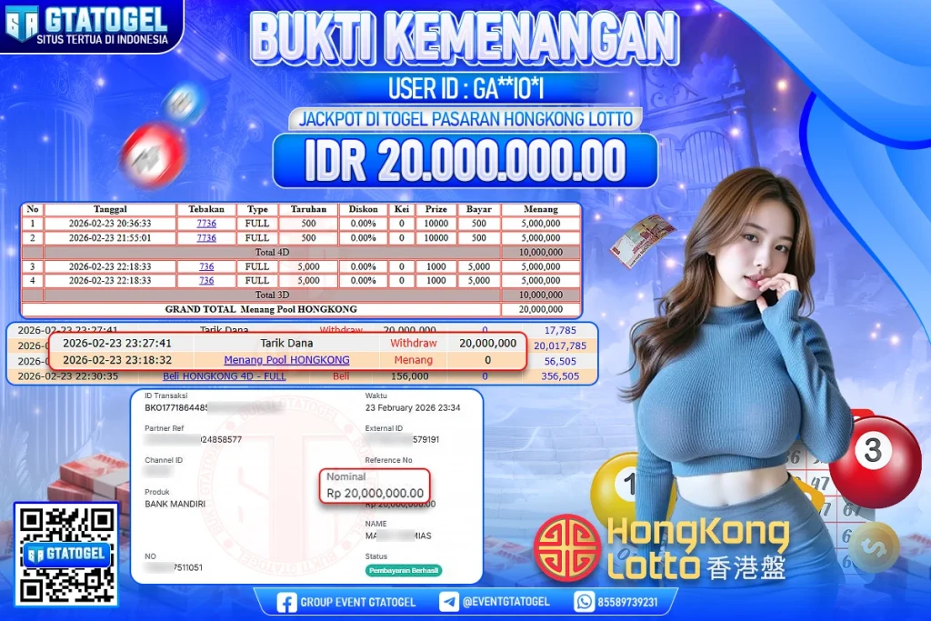 BUKTI KEMENANGAN GTATOGEL NEW ( TGL 24 - 02 - 2026 ) V2